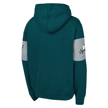 Youth Philadelphia Eagles Red Zone Pullover Sweatshirt