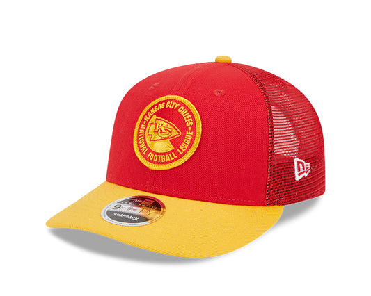 Kansas City Chiefs New Era 2023 Sideline Low Profile 9FIFTY Snapback Hat - Red/Gold