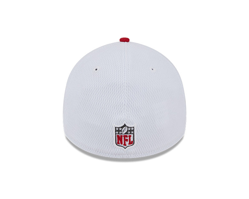 San Francisco 49ers New Era 2023 Sideline 39THIRTY Flex Hat - White/Red - Pro League Sports Collectibles Inc.