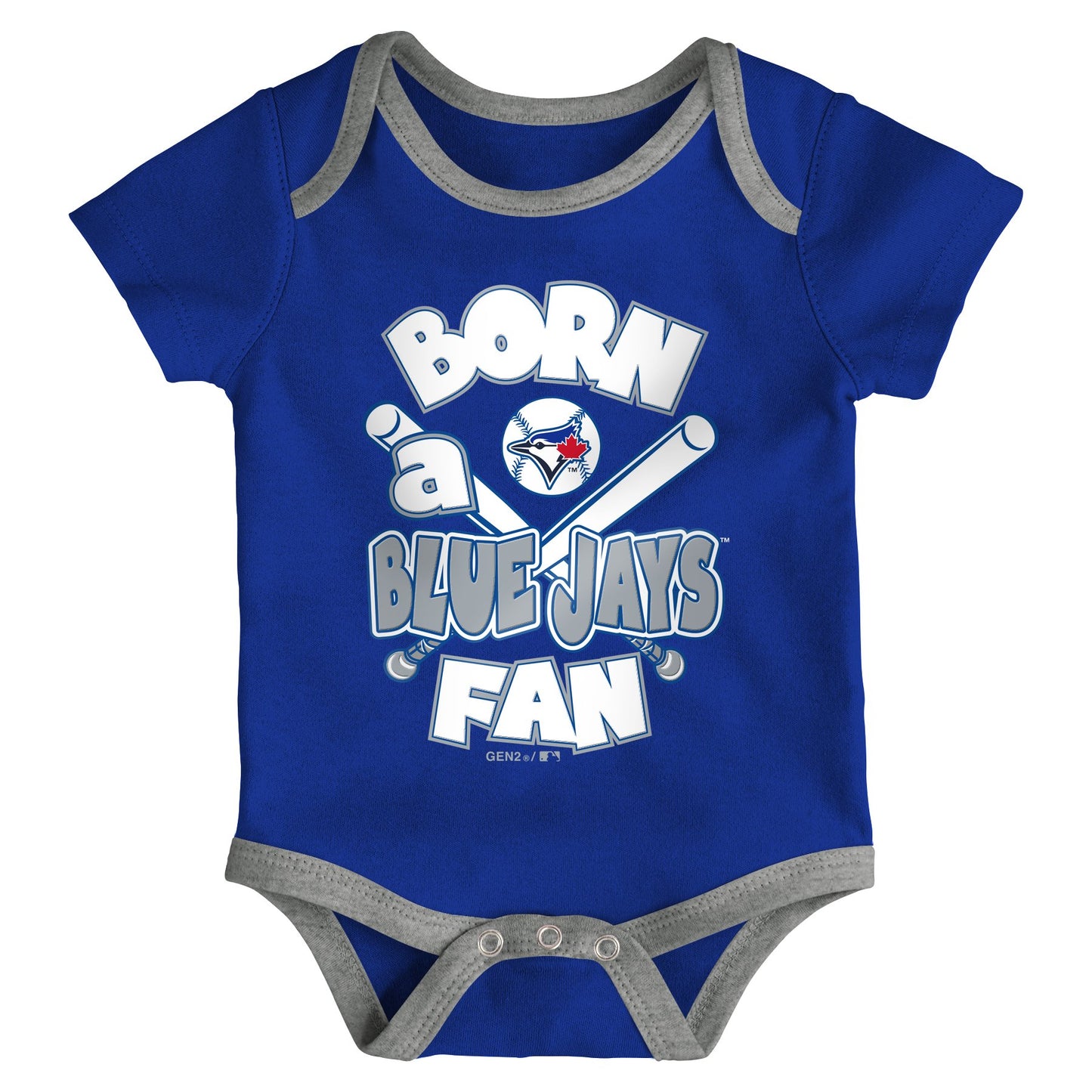 Infant Toronto Blue Jays Future Creeper Onesie 3 Pack Set - Pro League Sports Collectibles Inc.