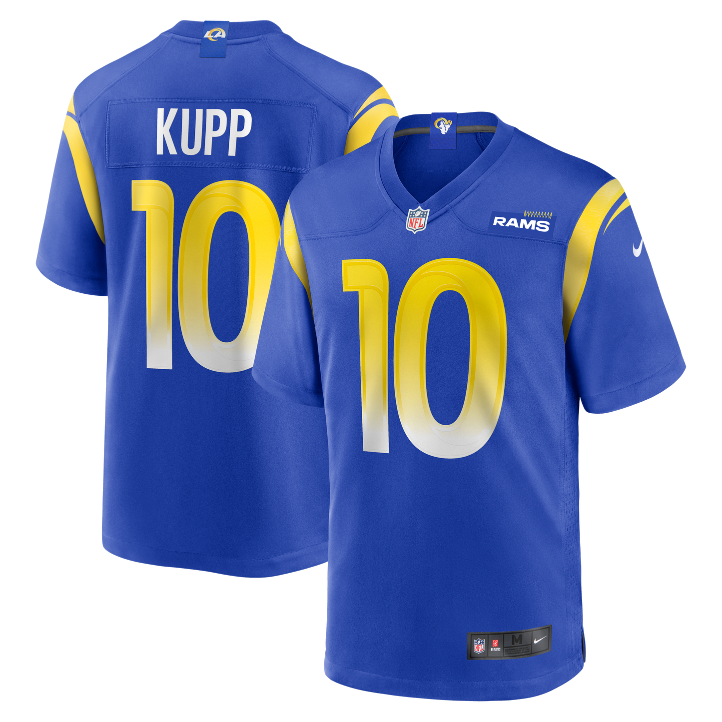 Cooper Kupp #10 Los Angeles Rams Royal Nike Game Finished Jersey - Pro League Sports Collectibles Inc.