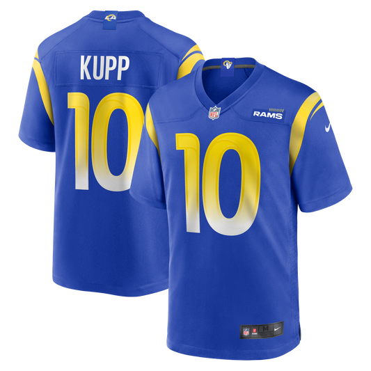 Cooper Kupp #10 Los Angeles Rams Royal Nike Game Finished Jersey - Pro League Sports Collectibles Inc.