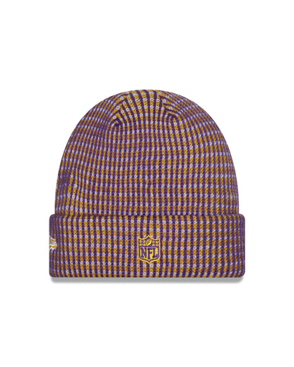 Minnesota Vikings 2026 New Era NFL Sideline Cold Weather Cuff Knit Toque - Purple
