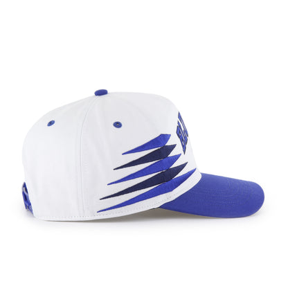Toronto Blue Jays 47' Brand Diamond Cut Hitch Snapback Hat - White