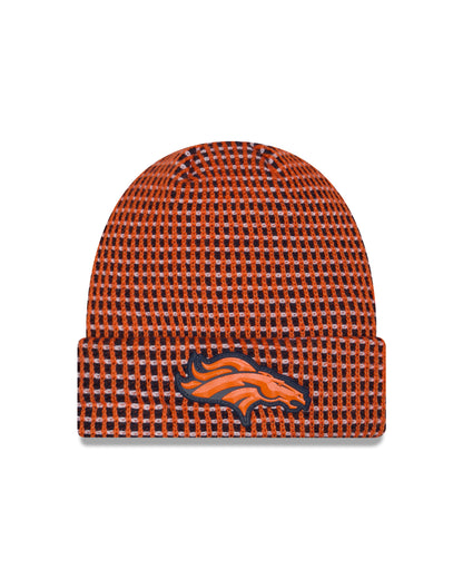 Denver Broncos 2026 New Era NFL Sideline Cold Weather Cuff Knit Toque - Orange