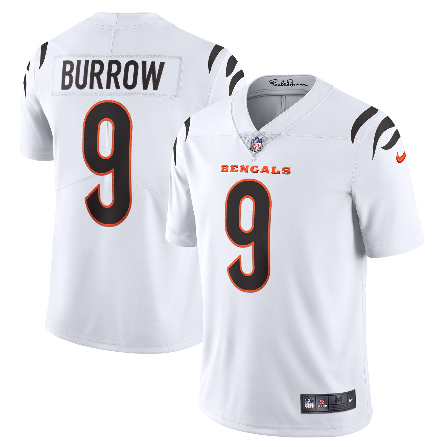 Joe Burrow #9 Cincinnati Bengals White Nike Vapor F.U.S.E. Limited Jersey - Pro League Sports Collectibles Inc.