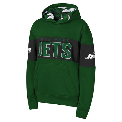 Youth New York Jets Red Zone Pullover Sweatshirt