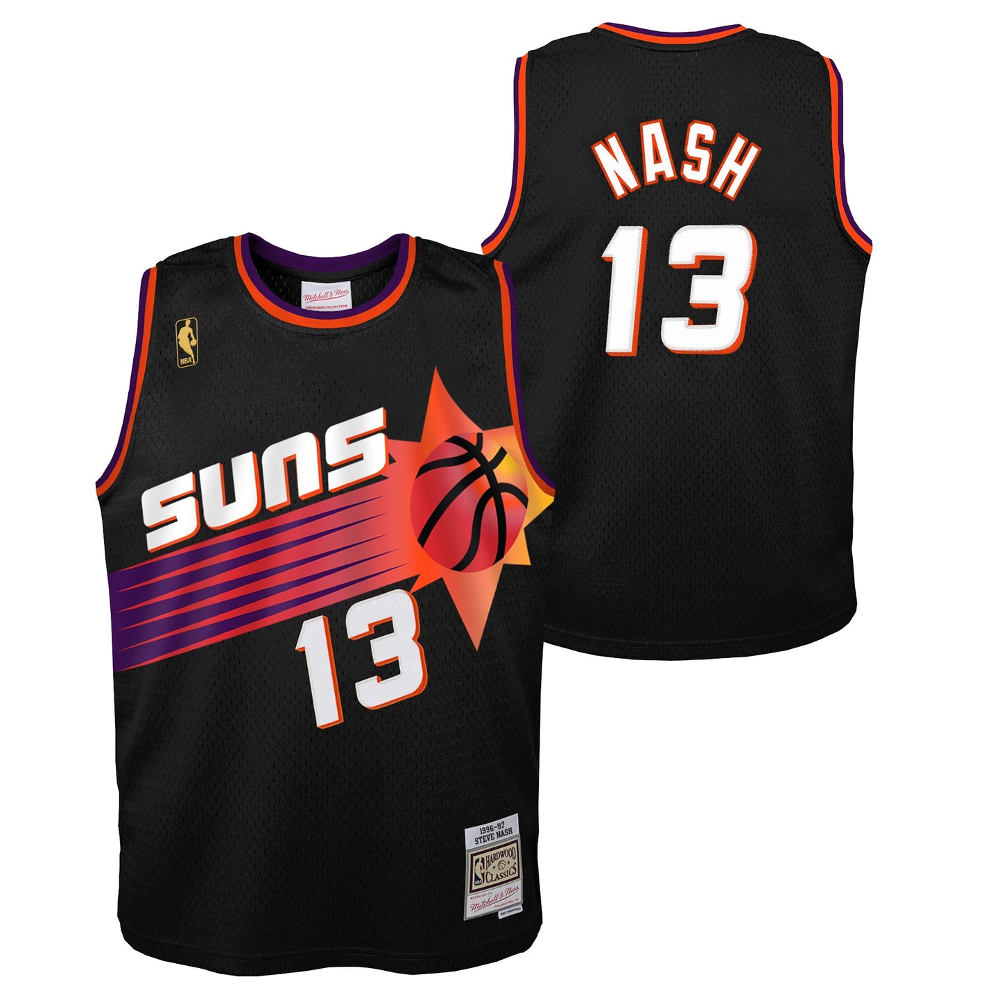 Youth Steve Nash #13 Phoenix Suns Alternate Mitchell & Ness 1996-97 Hardwood Classic Swingman Jersey