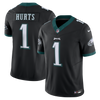 Jalen Hurts #1 Philadelphia Eagles Nike Vapor F.U.S.E. Limited Jersey - Black - Pro League Sports Collectibles Inc.