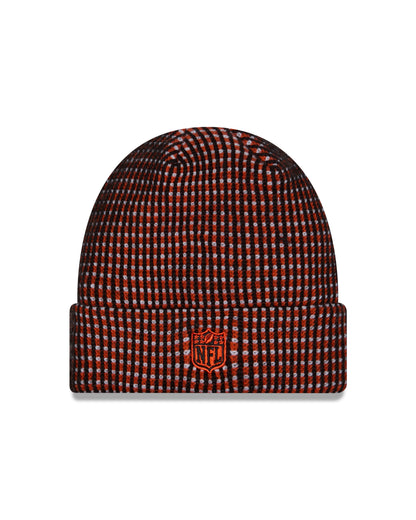 Cincinnati Bengals 2026 New Era NFL Sideline Cold Weather Cuff Knit Toque - Black / Orange