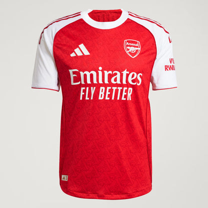 Arsenal FC Adidas 2025/26 Stadium Home Replica Jersey - Red
