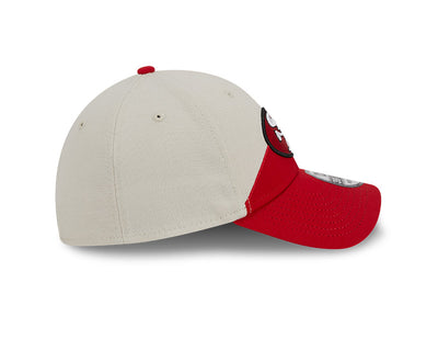 San Francisco 49ers  New Era 2023 Historic Sideline 39THIRTY Flex Hat - Cream/Red - Pro League Sports Collectibles Inc.
