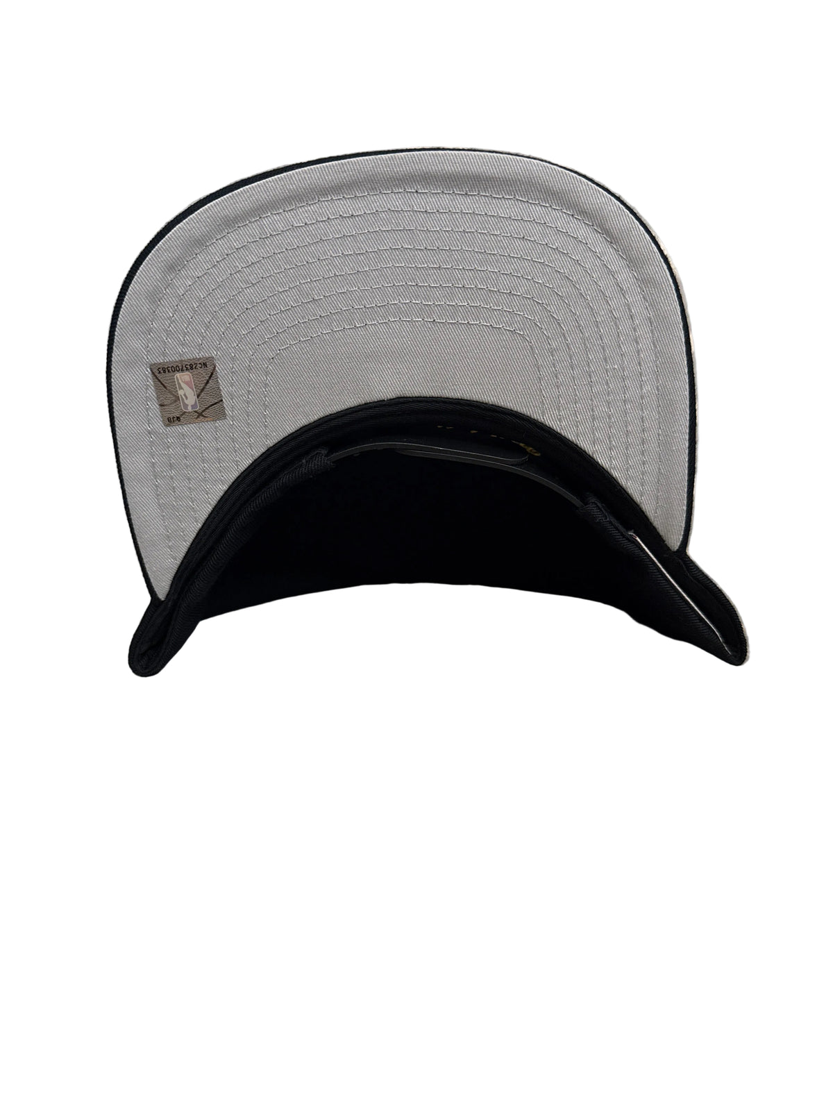 Toronto Raptors Black Gold Mitchell & Ness Inaugural Season Side patch Original Fit Snapback Hat