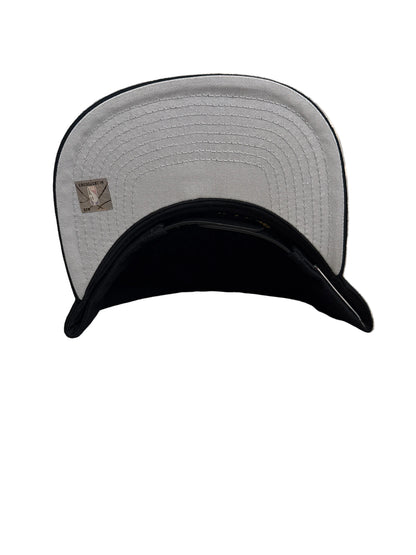 Toronto Raptors Black Gold Mitchell & Ness Inaugural Season Side patch Original Fit Snapback Hat
