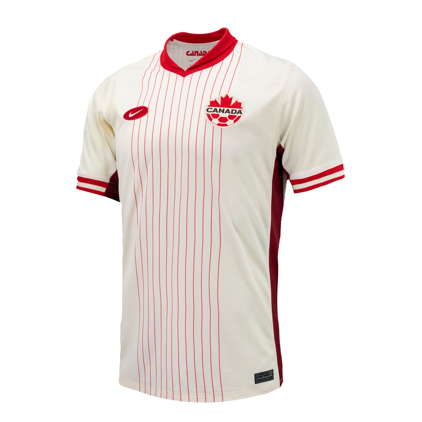 Canada Soccer 2024-25 Nike Replica Jersey - White - Pro League Sports Collectibles Inc.