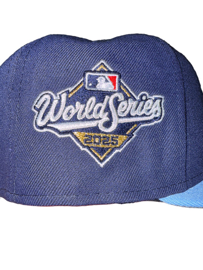 Toronto Blue Jays New Era Navy/Powder Blue Alternate 4 - 2025 World Series 59FIFTY Fitted Hat with Embroidered WS