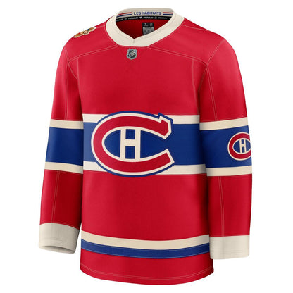 Montreal Canadiens Fanatics 2026 NHL Heritage Classic Premium Player Jersey - Red BLANK