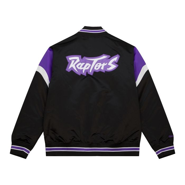 Toronto Raptors Mitchell & Ness Heavyweight Satin Jacket - Pro League Sports Collectibles Inc.