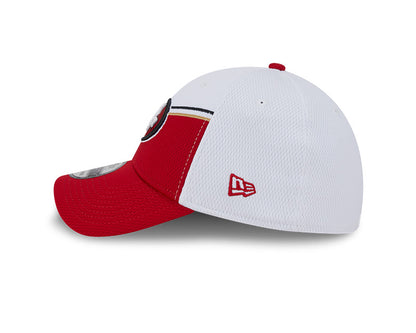 San Francisco 49ers New Era 2023 Sideline 39THIRTY Flex Hat - White/Red - Pro League Sports Collectibles Inc.