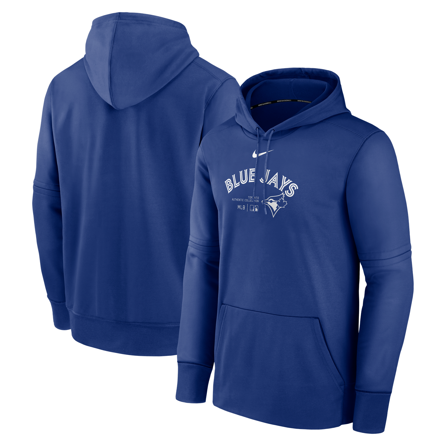 Toronto Blue Jays Nike Authentic Practice Performance Pullover Hoodie - Rush Blue