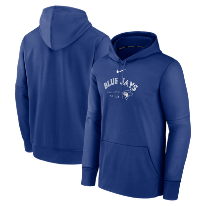 Toronto Blue Jays Nike Authentic Practice Performance Pullover Hoodie - Rush Blue