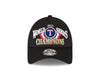 Texas Rangers New Era 2023 World Series Champions Locker Room 9Forty Adjustable Hat - Pro League Sports Collectibles Inc.