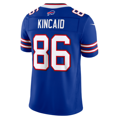 Dalton Kincaid #86 Buffalo Bills Vapor F.U.S.E. Stitched Limited Jersey - Royal