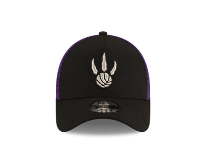 Toronto Raptors Claw New Era 2024/25 Classic Edition 9FORTY Trucker Adjustable Hat - Pro League Sports Collectibles Inc.