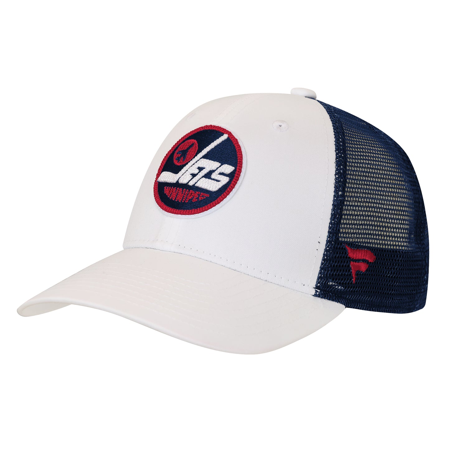 Youth Winnipeg Jets Fanatics A-Pro 2026 NHL Heritage Classic Trucker Adjustable Hat - White