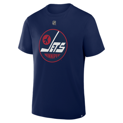 Mark Scheifele #55 Winnipeg Jets Fanatics Authentic Stack Name and Number T-Shirt - Navy
