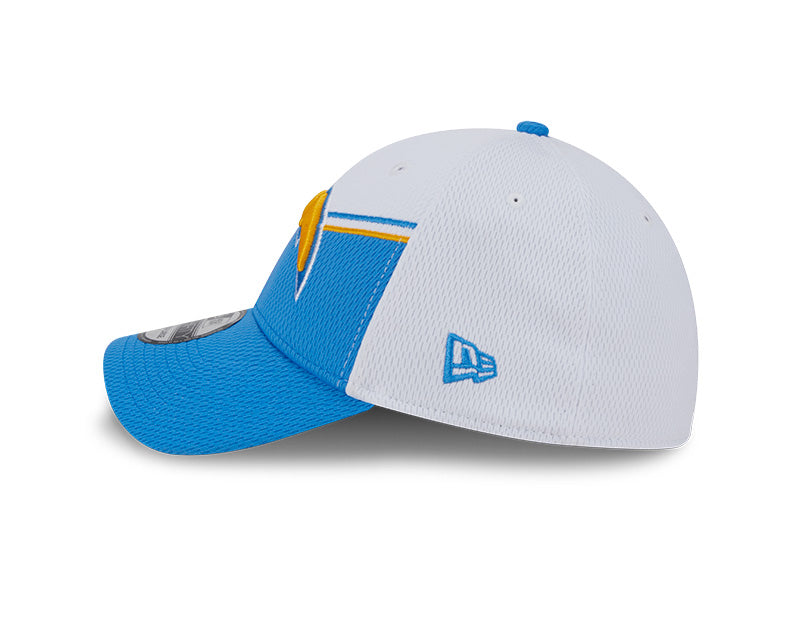 Los Angeles Chargers New Era 2023 Sideline 39THIRTY Flex Hat - White/Light Blue - Pro League Sports Collectibles Inc.