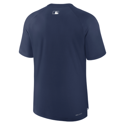 Toronto Blue Jays Nike Authentic Collection Pregame Raglan Performance T-Shirt - Navy