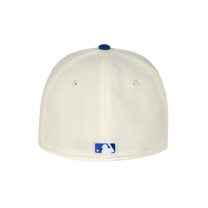 Toronto Blue Jays New Era 2-Tone Cream - 50th Season Anniversary 59FIFTY Fitted Hat with Embroidered Patch