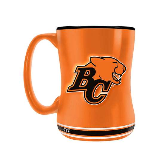 B.C Lions Inglasco 14OZ Sculpted Mug