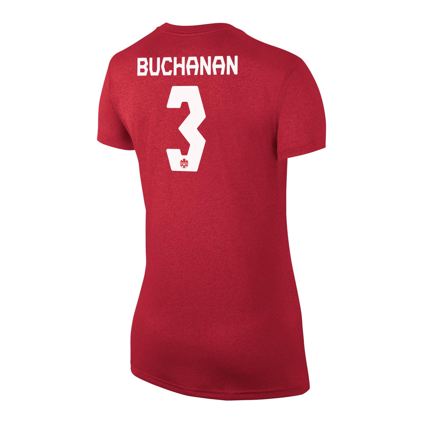 Women's Kadeisha Buchanan #3 Canada National Team Nike Name & Number Dri-Fit T-Shirt - Red