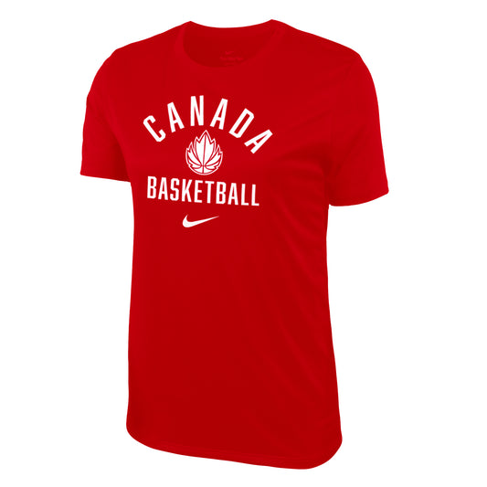 Women's Nike Red Canada Basketball Legend T-Shirt