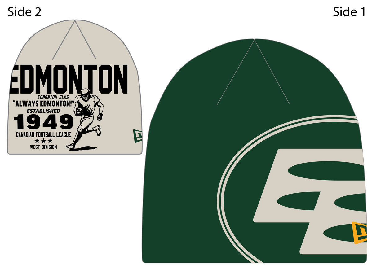 Edmonton Elks CFL Turf Traditions New Era Knit Hat