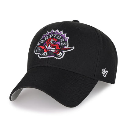 Toronto Raptors Hardwood Classic NBA 47 Brand MVP Basic Adjustable Hat - Black
