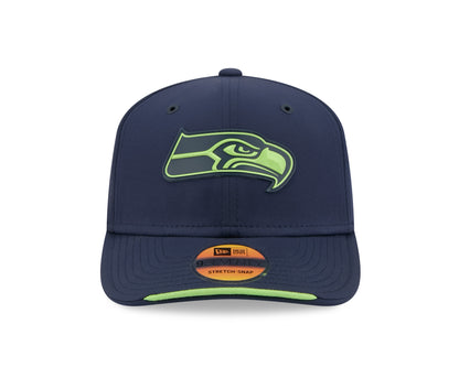 Seattle Seahawks New Era 9SEVENTY 2026 Sideline Adjustable Hat - Navy