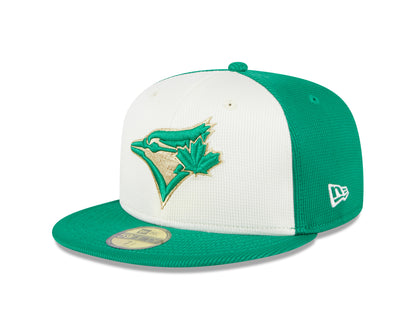 Toronto Blue Jays Green New Era 2024 St. Patrick's Day - 59FIFTY Fitted Hat - Pro League Sports Collectibles Inc.