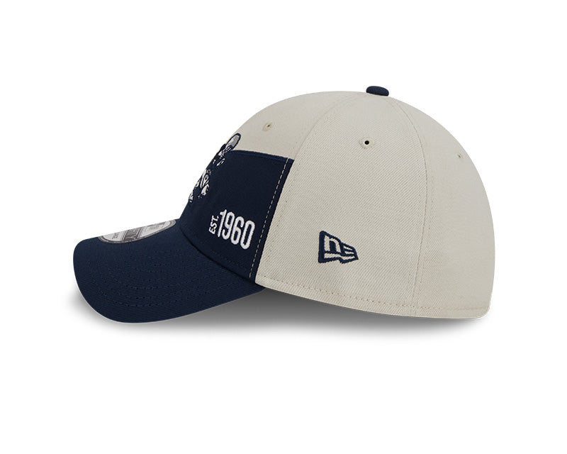 Dallas Cowboys New Era 2023 Historic Sideline 39THIRTY Flex Hat - Cream/Navy - Pro League Sports Collectibles Inc.