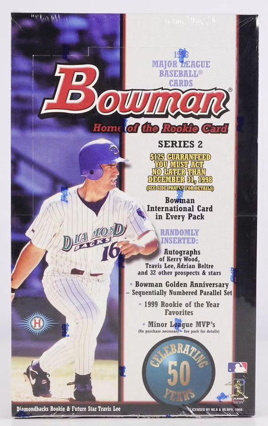 Bowman 1998 Series 2 Hobby Baseball Box