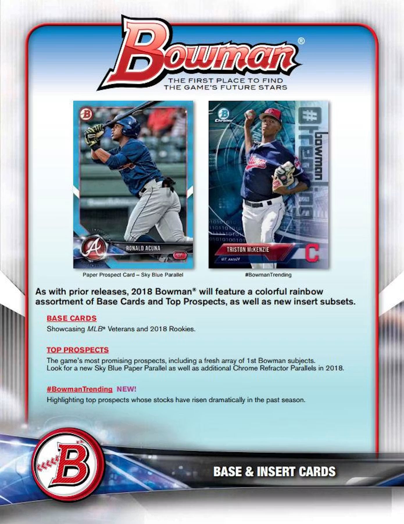 Bowman 2018 MLB Hobby Baseball Box
