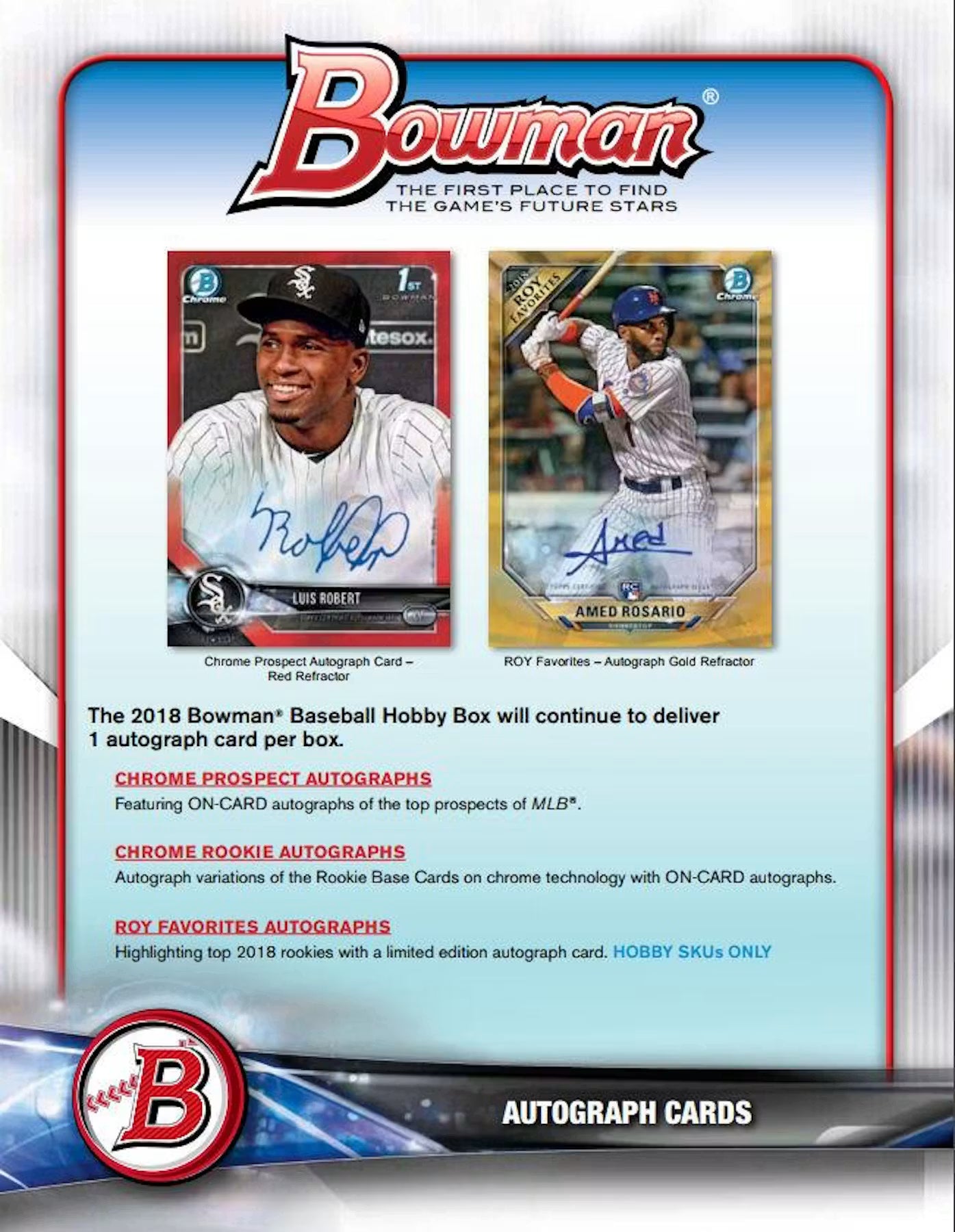 Bowman 2018 MLB Hobby Baseball Box