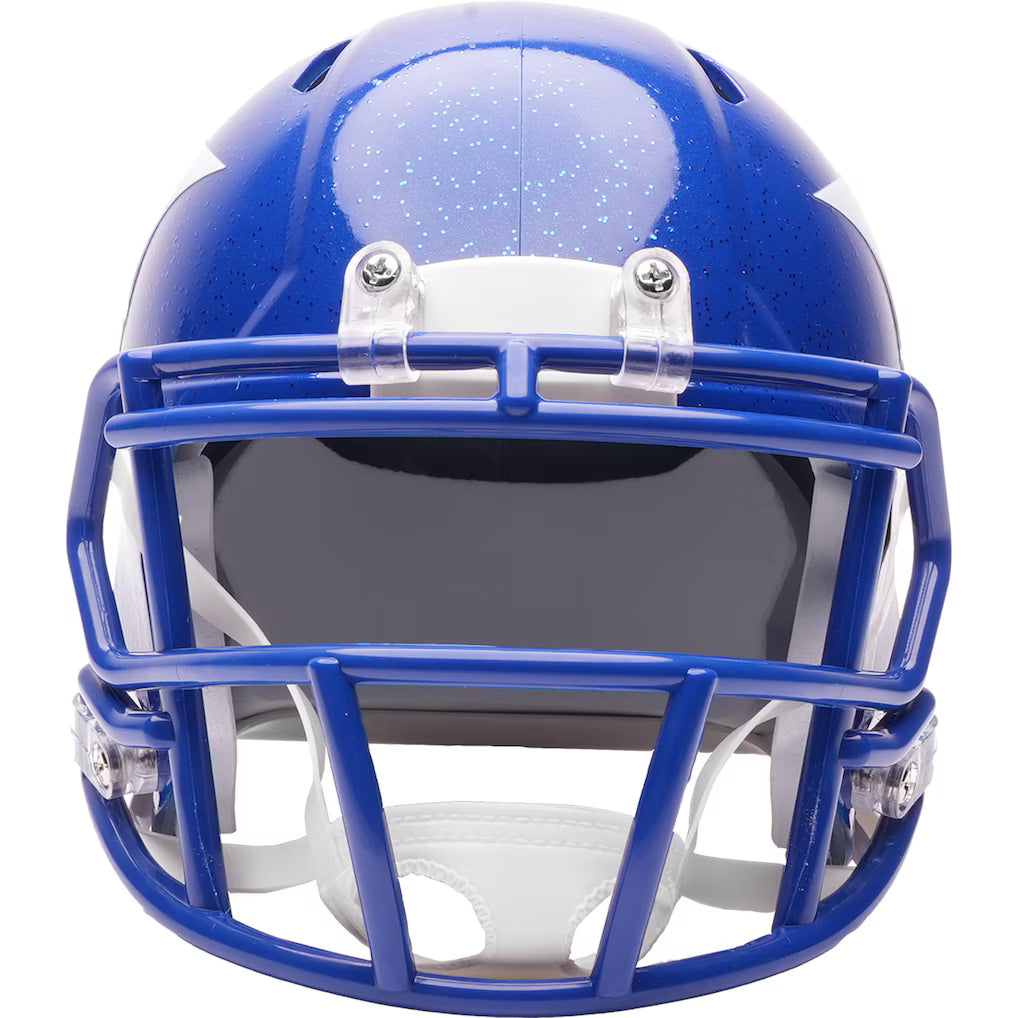 Buffalo Bills NFL Riddell Speed Mini The Charge On-Field Alternate Football Helmet - Blue