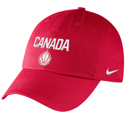 Canada Basketball National Team Unisex Red Nike Adjustable Hat - Pro League Sports Collectibles Inc.