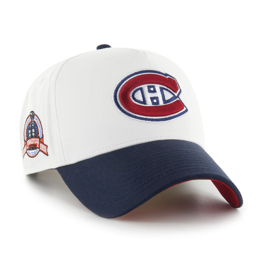 Montréal Canadiens NHL White Out '47 Brand MVP Adjustable Snapback Hat