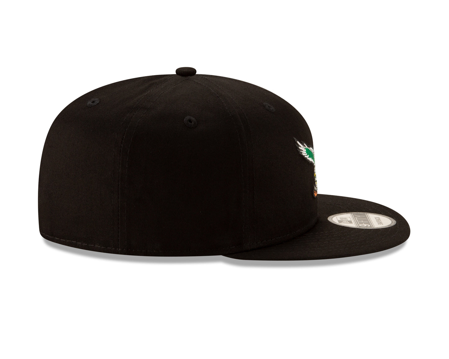 Philadelphia Eagles New Era NFL Retro 9FIFTY Adjustable Snapback Hat - Black