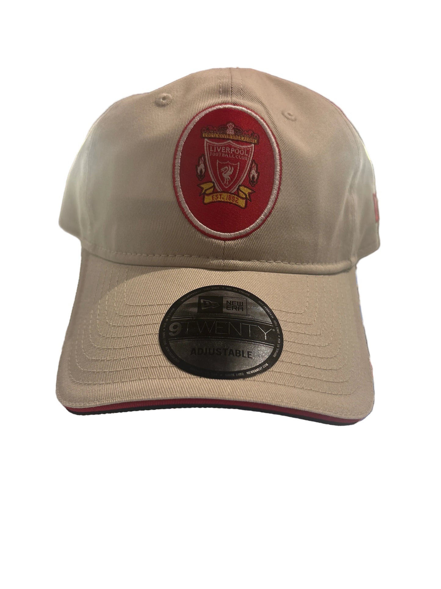 Liverpool FC New Era 9TWENTY Adjustable Hat - Cream
