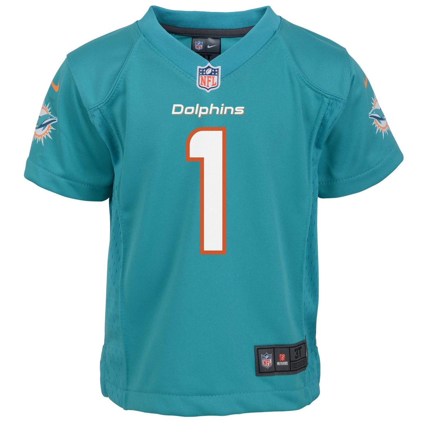 Youth Tua Tagovailoa #1 Miami Dolphins Nike Youth Game Jersey - Aqua - Pro League Sports Collectibles Inc.